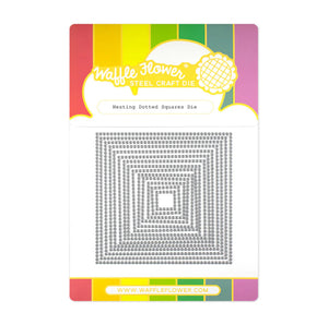 Nesting Dotted Squares Die Waffle Flower 421344