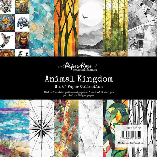Animal Kingdom 6x6 Paper Pad Paper Rose 32100