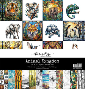 Animal Kingdom 12x12 Paper Collection Paper Rose 32079