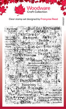 Load image into Gallery viewer, Worn Notebook Page Clear Stamp FRS1027 Woodware