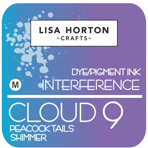 Peacock Tails Shimmer Cloud 9 Interference Ink Pad Lisa Horton