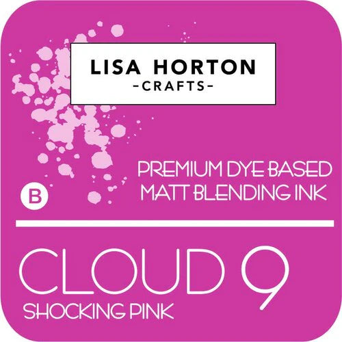 Shocking Pink Cloud 9 Ink Pad Lisa Horton LHCIP038