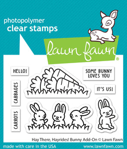 Hay There, Hayrides! Bunny Add On Stamp Lawn Fawn LF3357