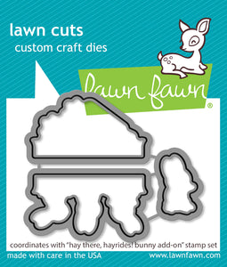 Hay There, Hayrides! Bunny Add On Die Set Lawn Fawn LF3358