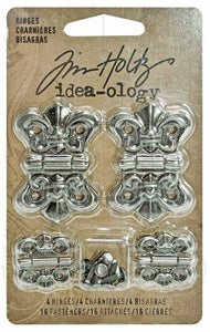 Hinges - Pewter Idea-ology Tim Holtz TH93075