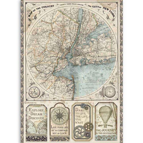 Sir Vagabond Map of New York Stamperia