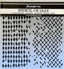Load image into Gallery viewer, Around the World Textures 18 cm x 18 cm Stencil Stamperia KSTDQ-82