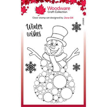 Load image into Gallery viewer, Snowman Bubble Stamp Set by Jane Gill
