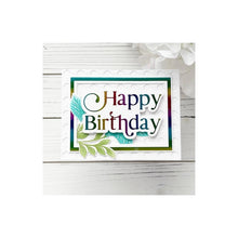 Load image into Gallery viewer, Happy Birthday die &amp; hot foil plate