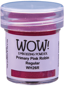 Primary Pink Robin Wow Embossing Powder