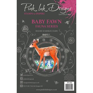Baby Fawn Clear A6 Stamp by Pink Ink