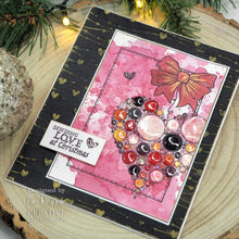 Load image into Gallery viewer, Heart Bubble Bauble Stamp by Jane Gill
