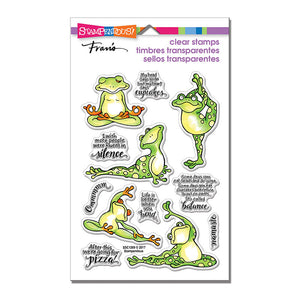 Frog Yoga Clear Stamp Set