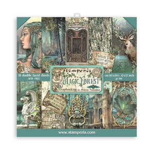 Magic Forest 12x12 Stamperia Paper Pack