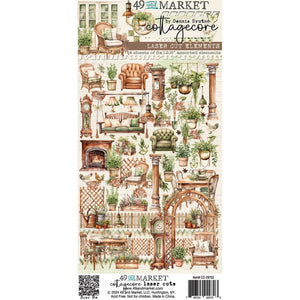 Cottagecore 6x12” Laser Cut Elements 49 & Market CC-29703