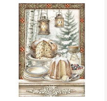 Load image into Gallery viewer, White Christmas A6 Rice Paper Pack Stamperia DFSA6X10