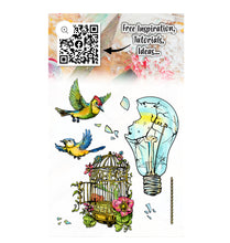 Load image into Gallery viewer, Gilded Shatters 4x6” Clear Stamp Set #1189 AALL and Create