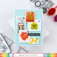 Load image into Gallery viewer, Postal Collage Everyday Stencil 421394 Waffle Flower