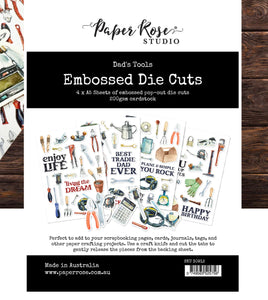 Dad’s Tools Embossed Die Cuts 30912 Paper Rose