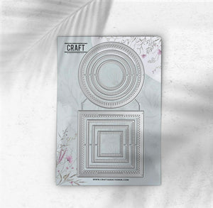 Ribbon Die (Circle & Square Set) CraftAddictionUK