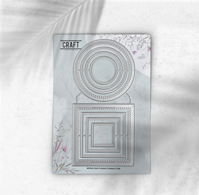 Ribbon Die (Circle & Square Set) CraftAddictionUK