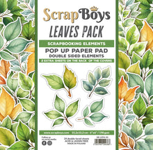 Load image into Gallery viewer, Leaves Pack 6x6” Fussy Cutting Pop Up Paper Pad Scrapboys SB-LEPA-01