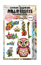 Load image into Gallery viewer, Night Wing Petals 4x6” Clear Stamp #1196 AALL and Create