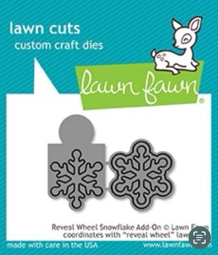 Reveal Wheel Snowflake Add On LF1794 Lawn Fawn