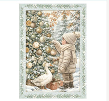 Load image into Gallery viewer, White Christmas A6 Rice Paper Pack Stamperia DFSA6X10