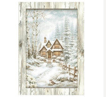 Load image into Gallery viewer, White Christmas A6 Rice Paper Pack Stamperia DFSA6X10
