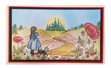 Load image into Gallery viewer, Yellow Brick Road A6 Red Rubber Stamp IndigoBlu IND1142