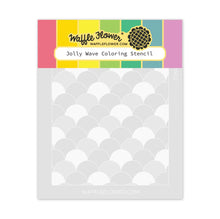 Load image into Gallery viewer, Jolly Wave Colouring Stencil Waffle Flower 422116