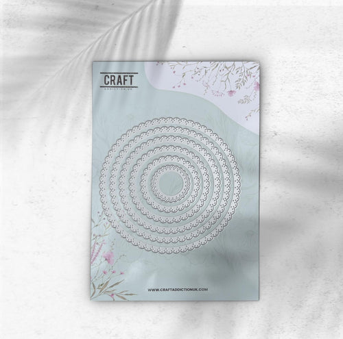 Scallopstack Circle Frames CraftAddictionUK