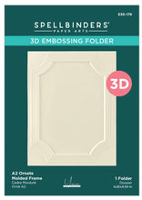 Load image into Gallery viewer, Ornate Molder Frame A2 Embossing Folder Spellbinders E3D-179