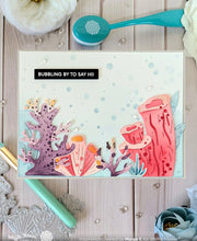 Load image into Gallery viewer, Happy Bubbles Stencil Waffle Flower 422423