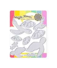 Load image into Gallery viewer, Happy Turtles Die Waffle Flower 422424