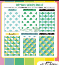 Load image into Gallery viewer, Jolly Wave Colouring Stencil Waffle Flower 422116