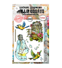 Load image into Gallery viewer, Gilded Shatters 4x6” Clear Stamp Set #1189 AALL and Create