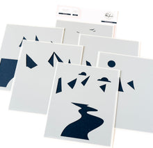 Load image into Gallery viewer, Mountains Layering Stencils Pinkfresh 245824