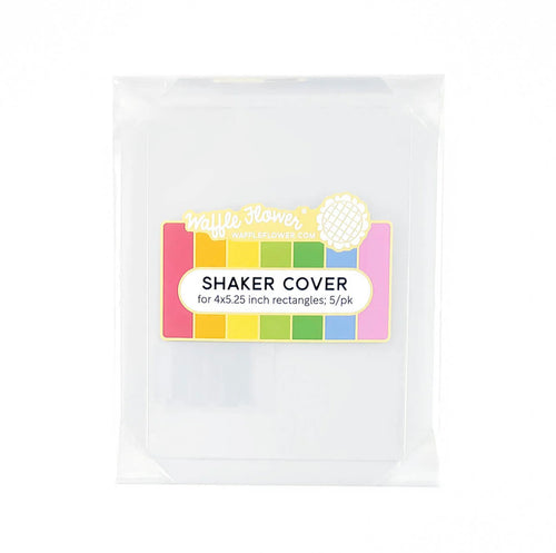 Shaker Cover for 4x5.25 inch flat rectangles 5/pk Waffle Flower WFE041