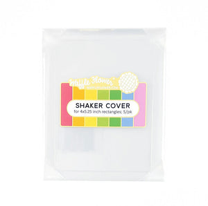 Shaker Cover for 4x5.25 inch flat rectangles 5/pk Waffle Flower WFE041