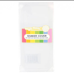 Shaker Cover 3x8 inch for Slimline Panels Waffle Flower WFE037