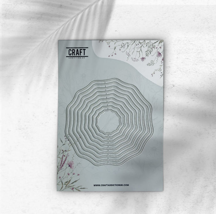 Wobbly Edge Nested Circles CraftAddictionUK