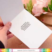 Load image into Gallery viewer, Inside Sentiments Birthday Stamp Set 421393 Waffle Flower