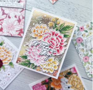 Peony Celebration Cutting Die Spellbinders S4-1333