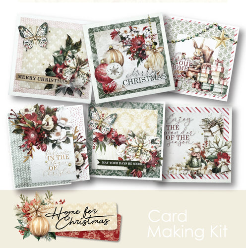 Home for Christmas Cardmaking Kit Uniquely Creative