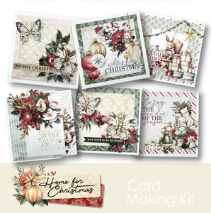 Home for Christmas Cardmaking Kit Uniquely Creative
