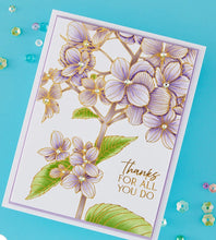 Load image into Gallery viewer, Thanks in Bloom Press &amp; Foil Plate Spellbinders BP-351