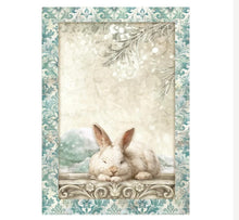 Load image into Gallery viewer, White Christmas A6 Rice Paper Pack Stamperia DFSA6X10