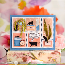 Load image into Gallery viewer, Cattitude Combo Stamp and Die Set WFC1543 Waffle Flower